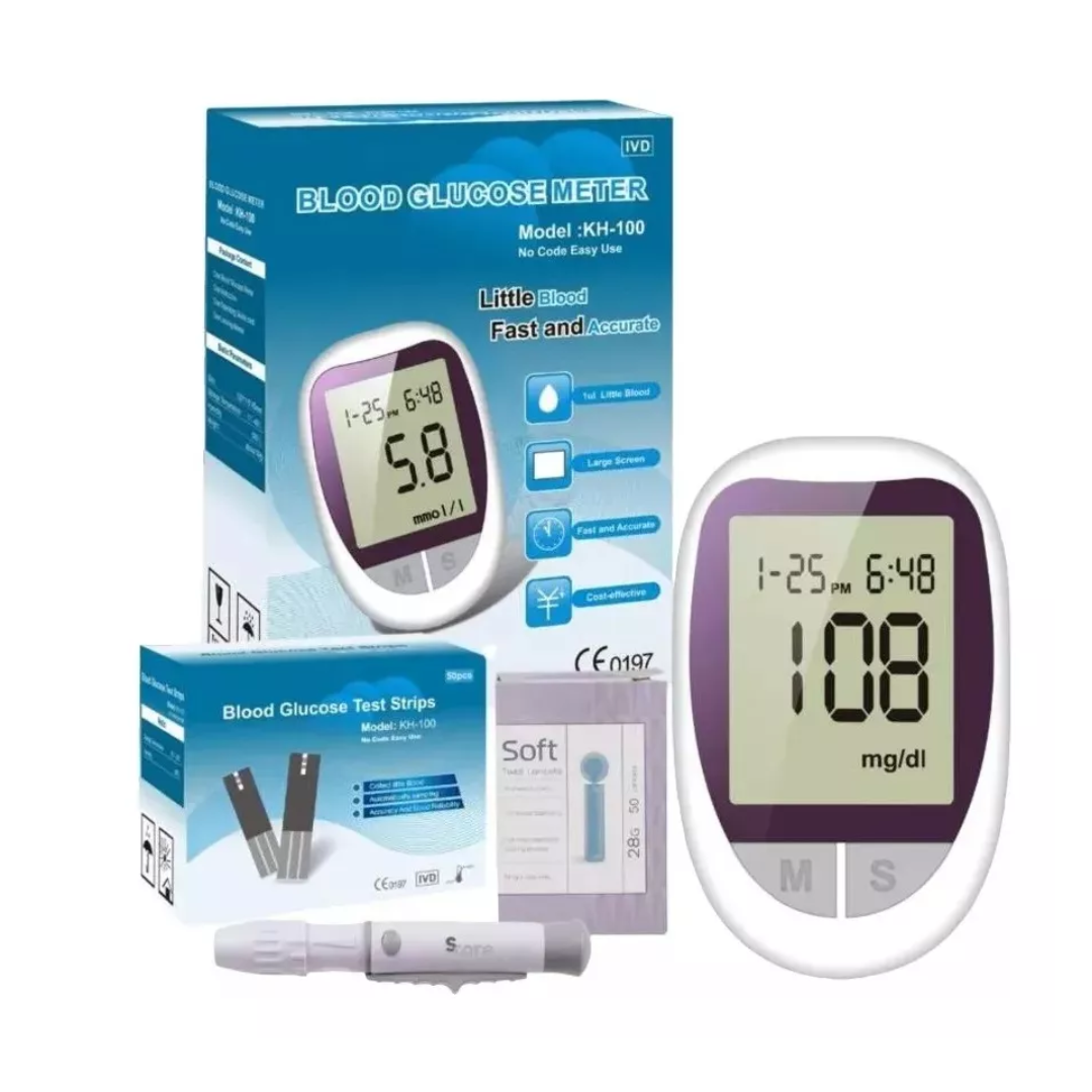 Glucómetro Digital Medidor Glucosa Sangr