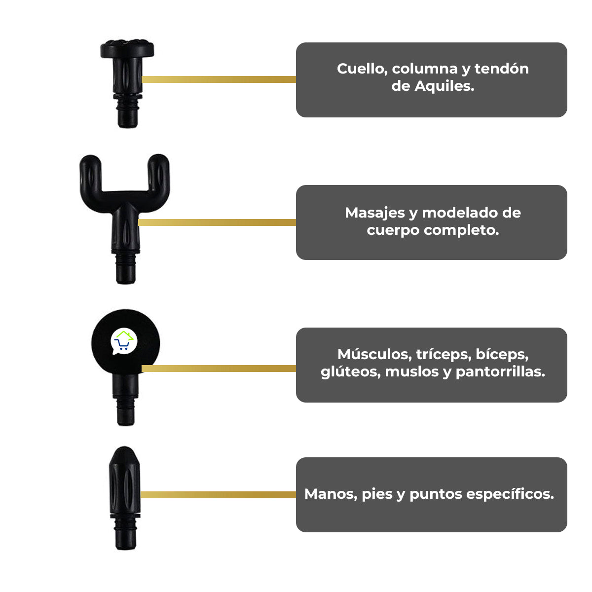 Masajeador Muscular Inalambrico F20